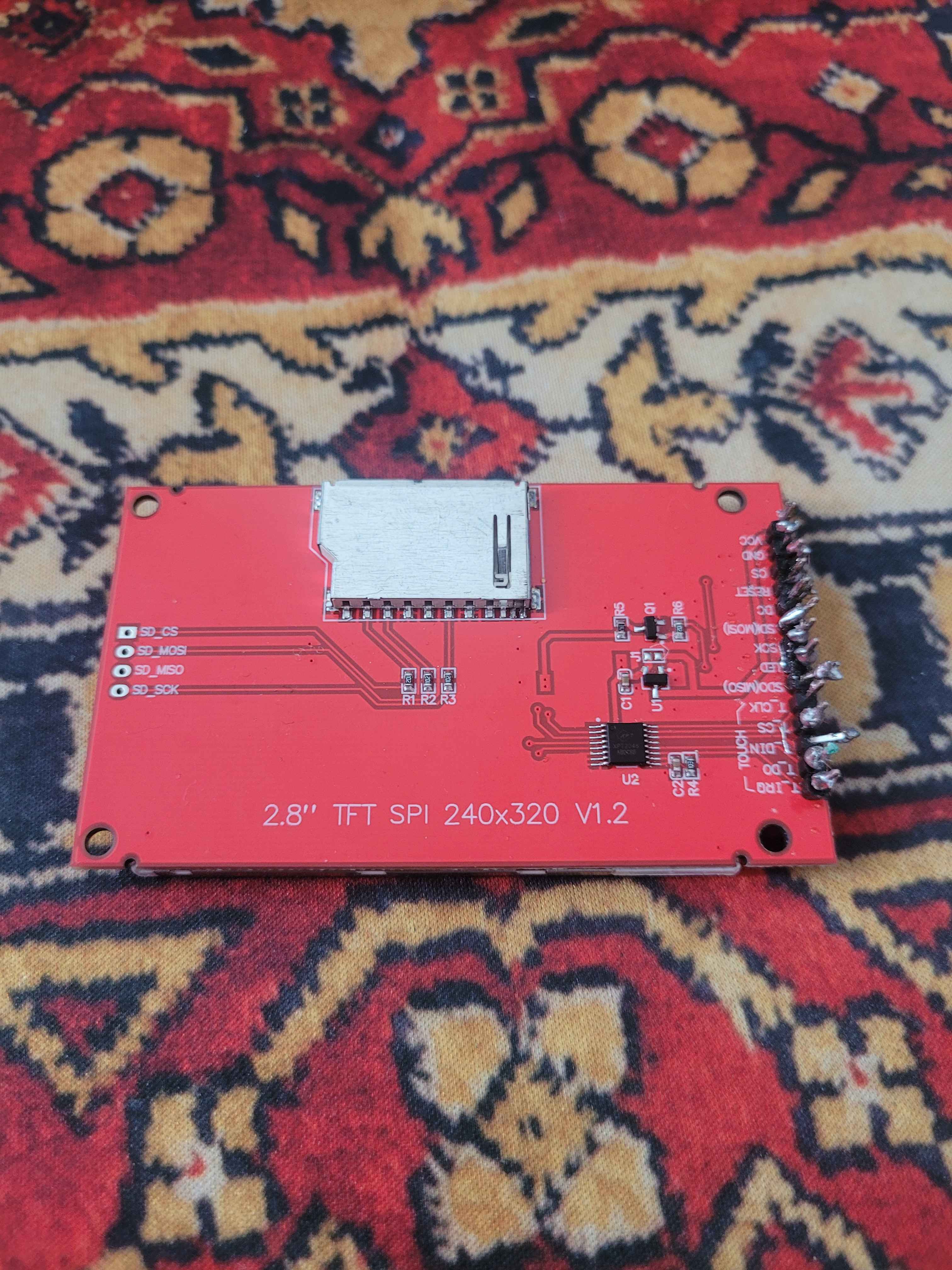 Wyświetlacz 2 8 TFT SPI 240×320 V1.2